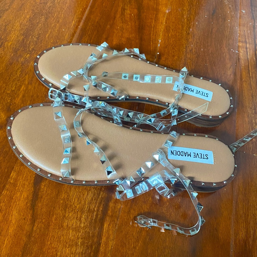 Clear strappy Sandal